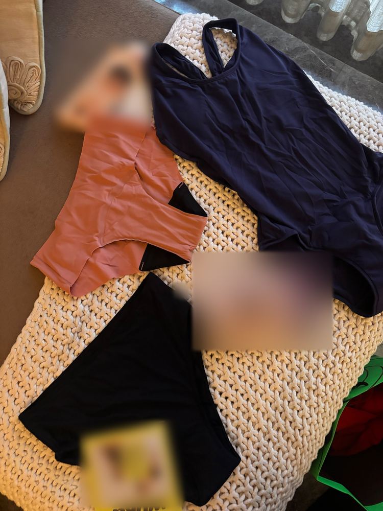 Some of the 15 products Devika ordered from around the world (brand names blurred)